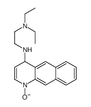 N',N'-diethyl-N-(1-oxido-4H-benzo[g]quinolin-4-yl)ethane-1,2-diamine Structure