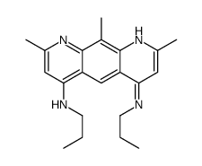 2,8,10-trimethyl-4-N,6-N-dipropylpyrido[3,2-g]quinoline-4,6-diamine Structure