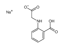 sodium 2-[(carboxymethyl)amino]benzoate结构式