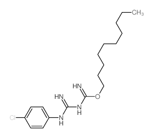 N-[N-(4-chlorophenyl)carbamimidoyl]-1-decoxy-methanimidamide picture