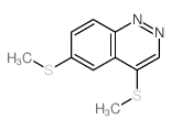 Cinnoline,4,6-bis(methylthio)- structure