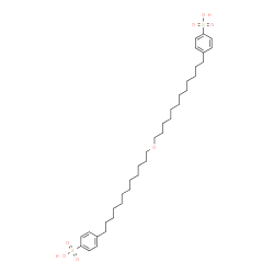 4,4'-oxybis[dodecylbenzenesulphonic] acid结构式