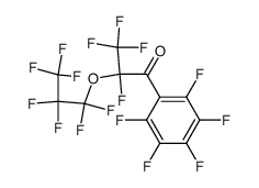 (S)-2,3,3,3-tetrafluoro-1-(perfluorophenyl)-2-(perfluoropropoxy)propan-1-one结构式