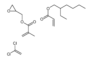 1,1-dichloroethene,2-ethylhexyl prop-2-enoate,oxiran-2-ylmethyl 2-methylprop-2-enoate Structure