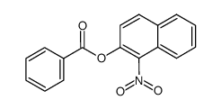 1-nitonaphthalen-2-yl benzoate结构式