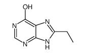 8-ethyl-9H-purin-6-ol Structure