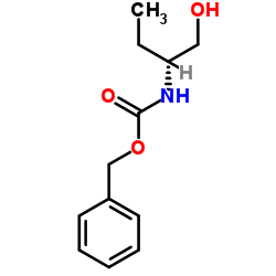 Benzyl [(2R)-1-hydroxy-2-butanyl]carbamate结构式