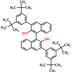 3,3'-Bis[3,5-bis(2-methyl-2-propanyl)phenyl]-1,1'-binaphthalene-2,2'-diol picture