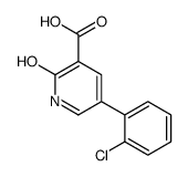 5-(2-chlorophenyl)-2-oxo-1H-pyridine-3-carboxylic acid结构式