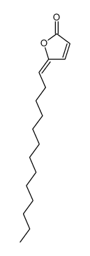 (E)-5-tridecylidenefuran-2(5H)-one Structure