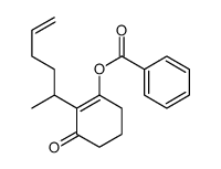 (2-hex-5-en-2-yl-3-oxocyclohexen-1-yl) benzoate结构式