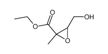 Oxiranecarboxylic acid, 3-(hydroxymethyl)-2-methyl-, ethyl ester (9CI) structure