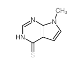 9-methyl-2,4,9-triazabicyclo[4.3.0]nona-3,7,10-triene-5-thione Structure