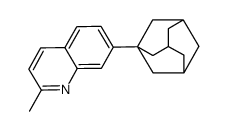 7-(1-Adamantyl)-2-methylchinolin结构式