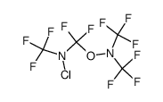 perfluoro-(2-chloro-5-methyl-4-oxa-2,5-diazahexane)结构式