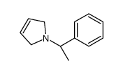 1-[(1S)-1-phenylethyl]-2,5-dihydropyrrole结构式