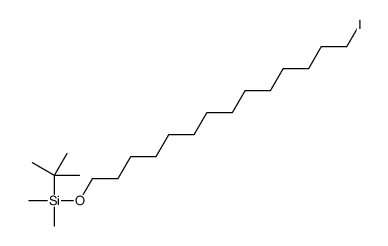 tert-butyl-(14-iodotetradecoxy)-dimethylsilane结构式