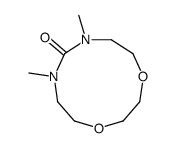 4,6-dimethyl-1,9-dioxa-4,6-diazacycloundecan-5-one结构式