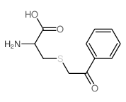 2-amino-3-phenacylsulfanyl-propanoic acid structure