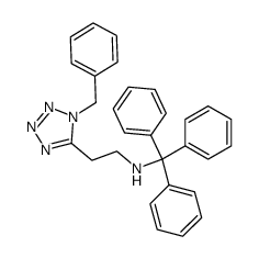 2-(1-benzyl-1H-tetrazol-5-yl)-N-tritylethan-1-amine Structure