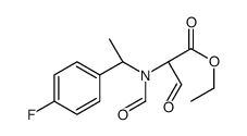 ethyl (2S)-2-[1-(4-fluorophenyl)ethyl-formylamino]-3-oxopropanoate Structure