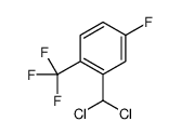 2-(dichloromethyl)-4-fluoro-1-(trifluoromethyl)benzene Structure