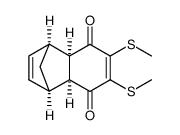 4,5-dithiomethoxytricyclo[6.2.1.02,7]undeca-4,9-diene-3,6-dione Structure