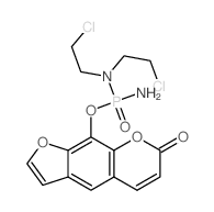 Phosphorodiamidic acid, N,N-bis(2-chloroethyl)-, 7-oxo-7H-furo[3,2-g][1]benzopyran-9-yl ester picture