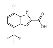 7-氯-4-(三氟甲基)-1H-吲哚-2-羧酸图片