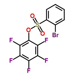 PENTAFLUOROPHENYL 2-BROMO-BENZENESULFONATE Structure