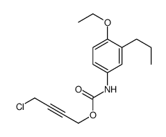 4-chlorobut-2-ynyl N-(4-ethoxy-3-propylphenyl)carbamate结构式