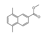 methyl 5,8-dimethylnaphthalene-2-carboxylate Structure