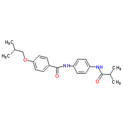 4-Isobutoxy-N-[4-(isobutyrylamino)phenyl]benzamide Structure