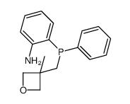 2-[(3-methyloxetan-3-yl)methyl-phenylphosphanyl]aniline Structure