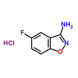 5-Fluorobenzo[d]isoxazol-3-amine hydrochloride structure