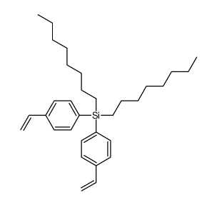 bis(4-ethenylphenyl)-dioctylsilane结构式