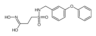 N-hydroxy-3-[(3-phenoxyphenyl)methylsulfamoyl]propanamide Structure