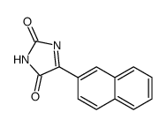 5-naphthalen-2-ylimidazole-2,4-dione结构式