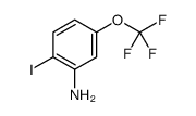 2-Iodo-5-(trifluoromethoxy)aniline structure