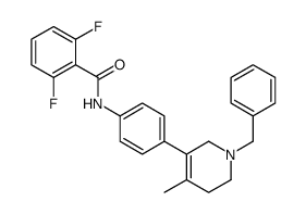 N-[4-(1-benzyl-4-methyl-3,6-dihydro-2H-pyridin-5-yl)phenyl]-2,6-difluorobenzamide Structure