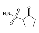 2-Oxo-cyclopentanesulfonic acid amide结构式