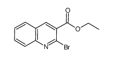 2-bromo-quinoline-3-carboxylic acid ethyl ester结构式