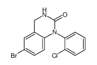 6-bromo-1-(2-chlorophenyl)-3,4-dihydroquinazolin-2(1H)-one Structure