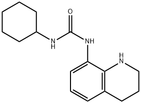 3-Cyclohexyl-1-(1,2,3,4-tetrahydroquinolin-8-yl)urea Structure