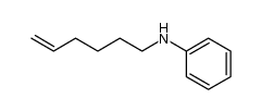 hex-5-enyl-phenyl-amine Structure