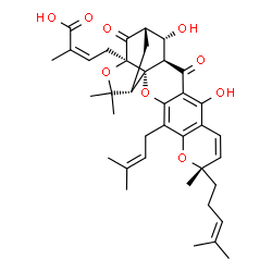 9R-10alpha-羟基表藤黄酸结构式