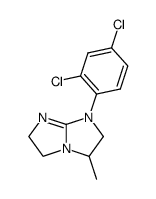 1-(2,4-Dichloro-phenyl)-3-methyl-2,3,5,6-tetrahydro-1H-imidazo[1,2-a]imidazole结构式