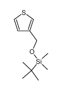 tert-butyl(dimethyl)(3-thienylmethoxy)silane Structure