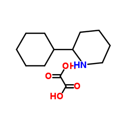 2-Cyclohexylpiperidine ethanedioate (1:1) Structure