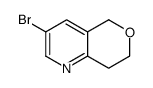 3-bromo-7,8-dihydro-5H-pyrano[4,3-b]pyridine Structure